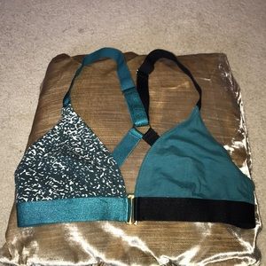 Turquoise comfortable bra